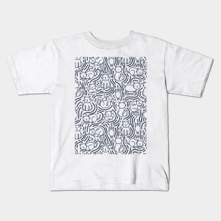 Doodle cats Kids T-Shirt